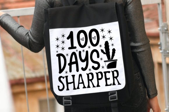 100 Days Sharper SVG for 100 Days School: A Graphic Design Asset Worth Testing