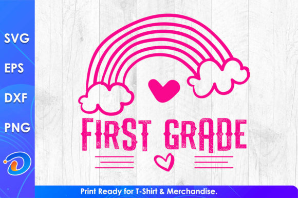 First Grade Teacher’s Day SVG Files: A Versatile Graphic Design Asset for Crafts and Local Business Branding
