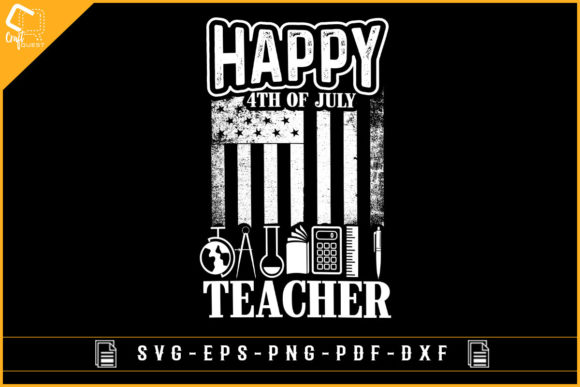 Have 4th of July Teacher Design Usa: A Versatile Graphic for Crafts and Content Creators