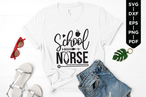 School Nurse, Nursing SVG: A Modern Graphic Design Asset for Creative Publishers