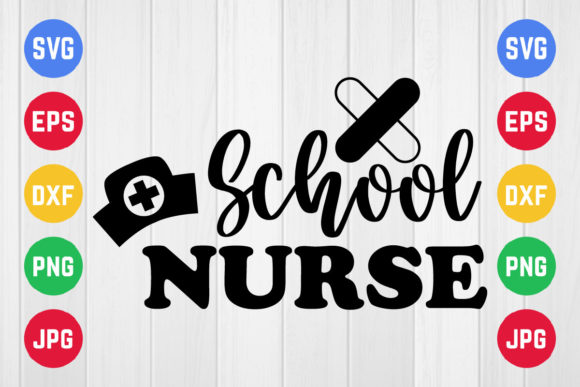 School Nurse SVG Design for Real Embroidery Projects