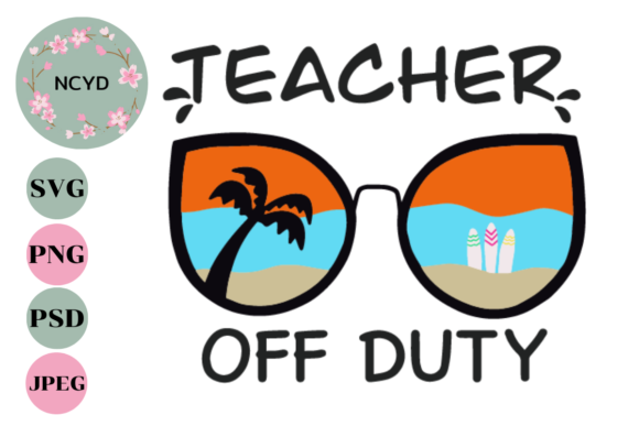 Sunglasses Teacher Pff Duty SVG – A Versatile Graphic Design Asset for Crafts
