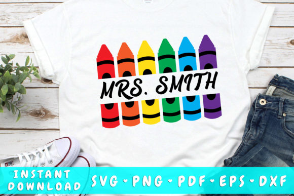 Teacher Split Crayon SVG: A Versatile Craft Graphic for Creative Projects