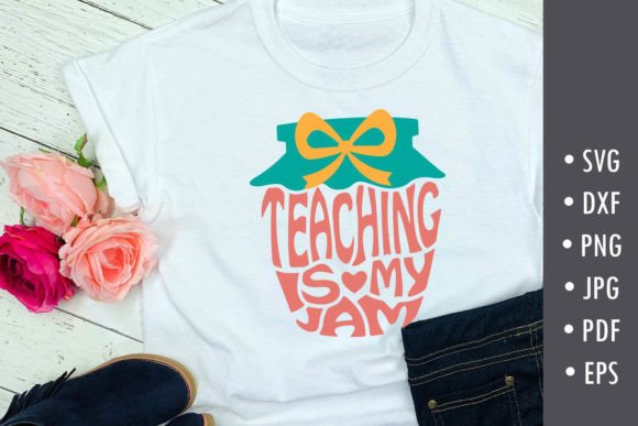 Teaching is My Jam SVG for Crafts and Graphics